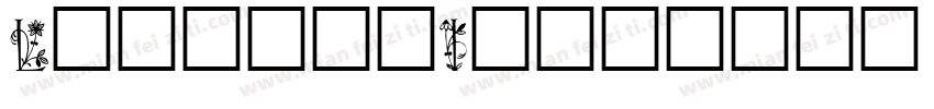 Lilith-Initials Regular字体转换